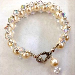 NWT Swarovski Pearls & Crystals Bracelet